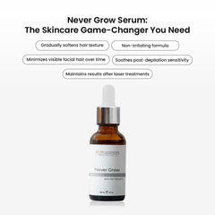 Never Grow Hair Serum - Skin Sciences
