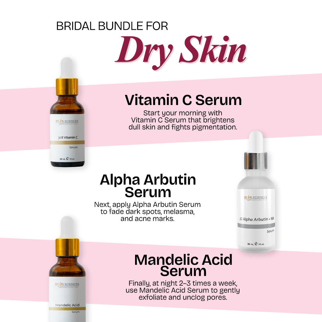 Bridal Bundle For Dry Skin