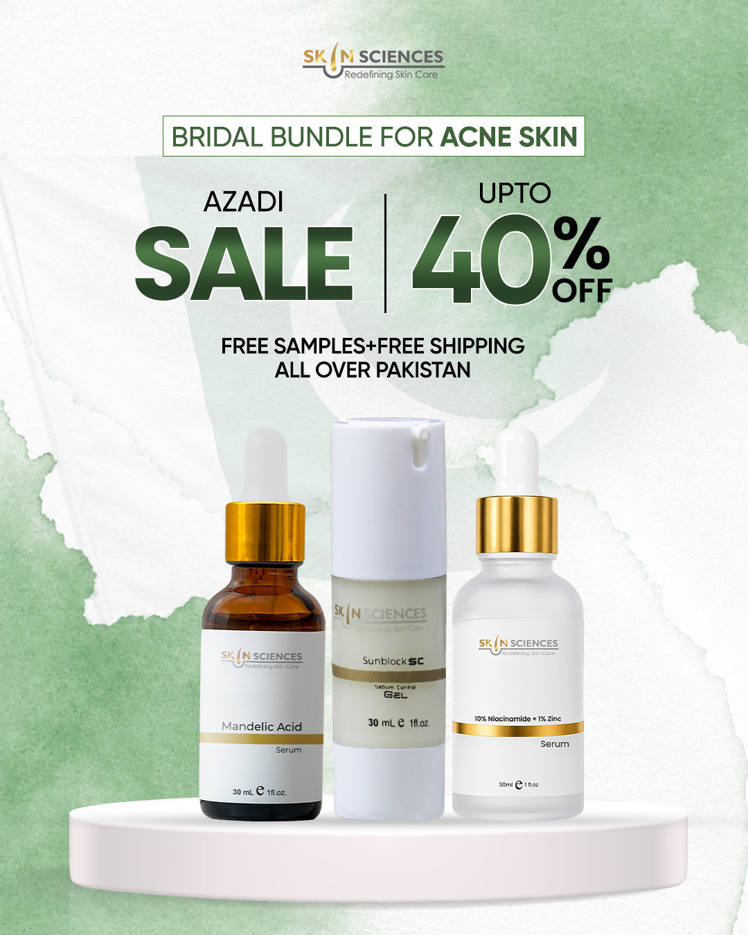 Bridal Bundle For Acne Skin